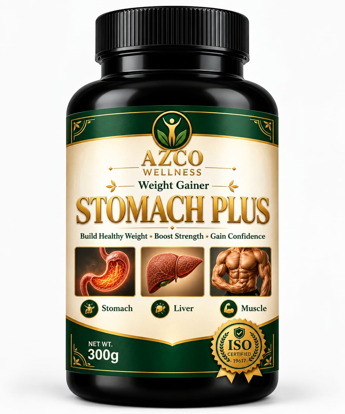 AZCO Wellness Stomach Plus Weight Gainer